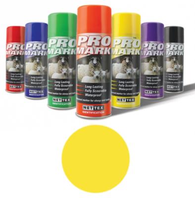 Promark Aerosol Spray Yellow 400ml